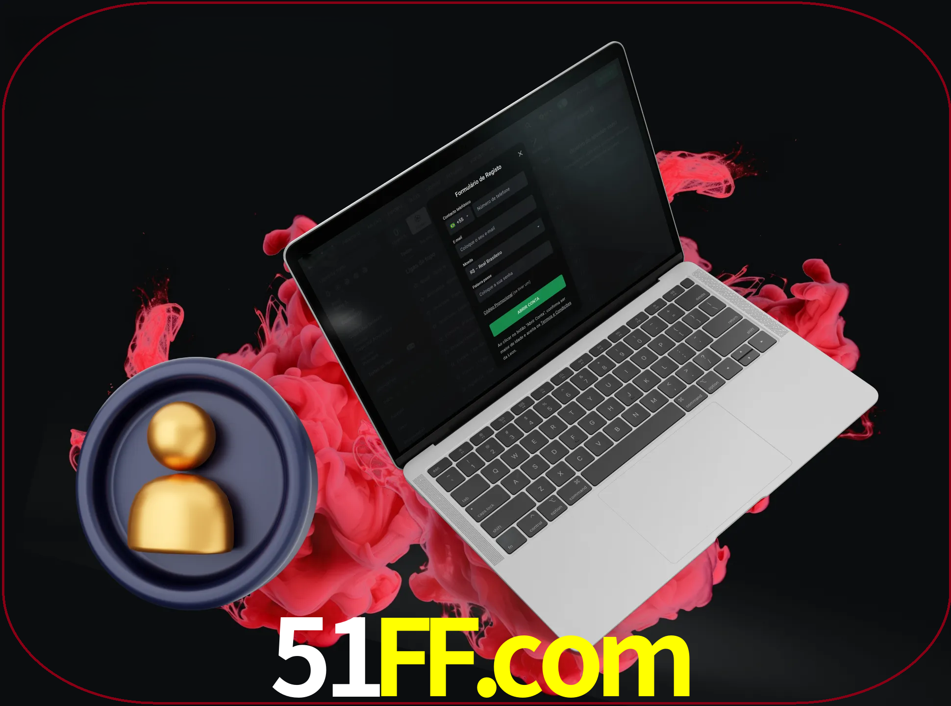 No cabeçalho do site 51ff, clique no botão que o levará a um formulário especial onde terá de introduzir as suas informações actuais.